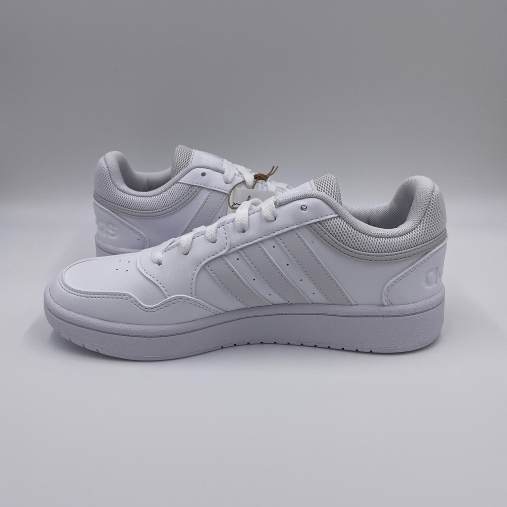 Adidas Hoops 3.0 White Womens Shoes - Picture 2 of 8